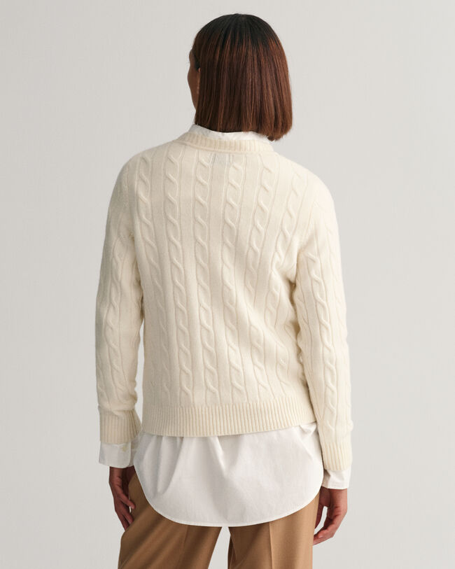 Jersey de lana con ochos