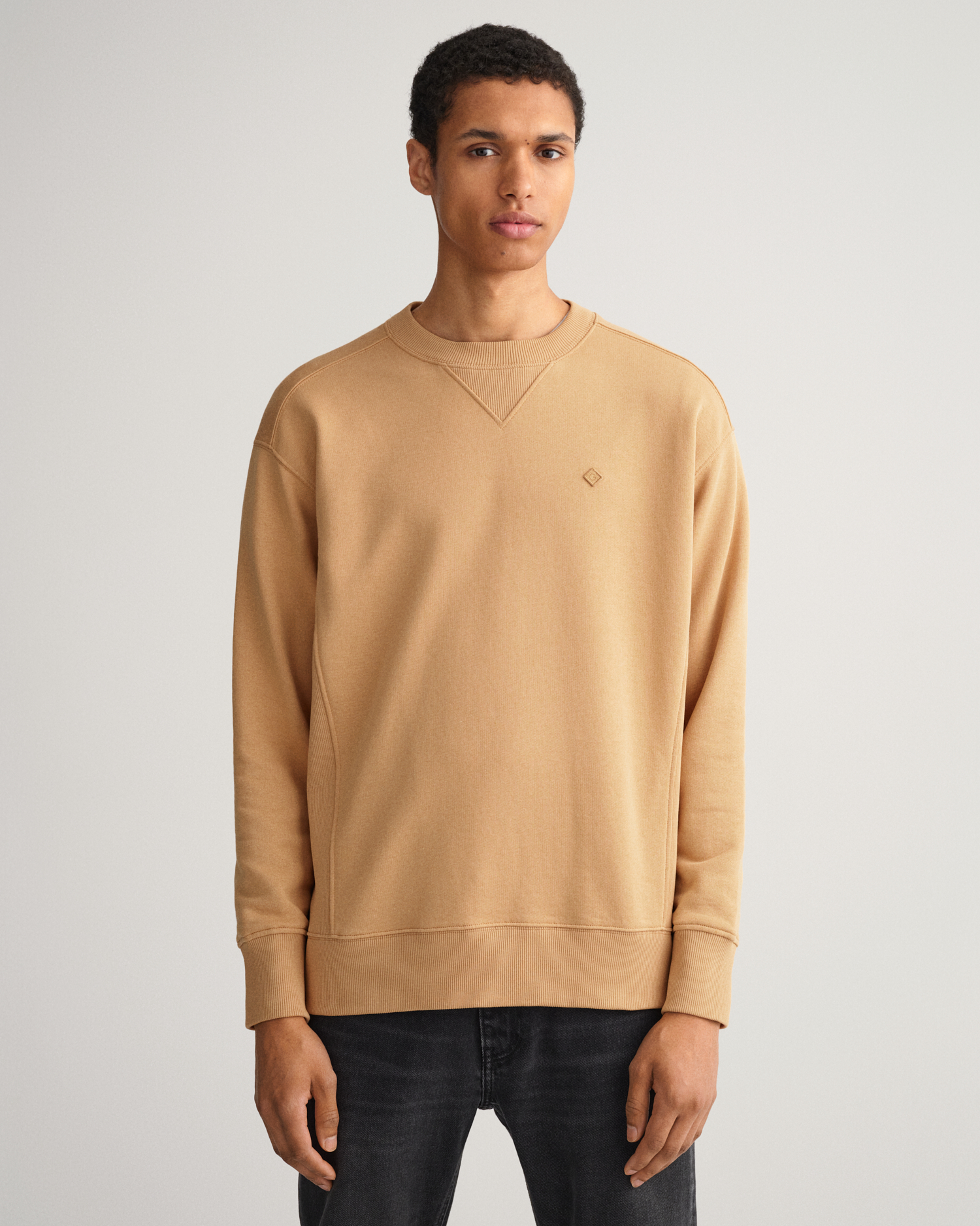 Hombre Sudadera Con Capucha Icon G Essential Toffee Beige